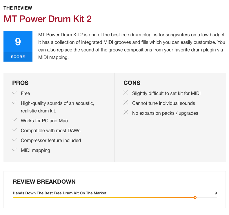 Mt power drums discount