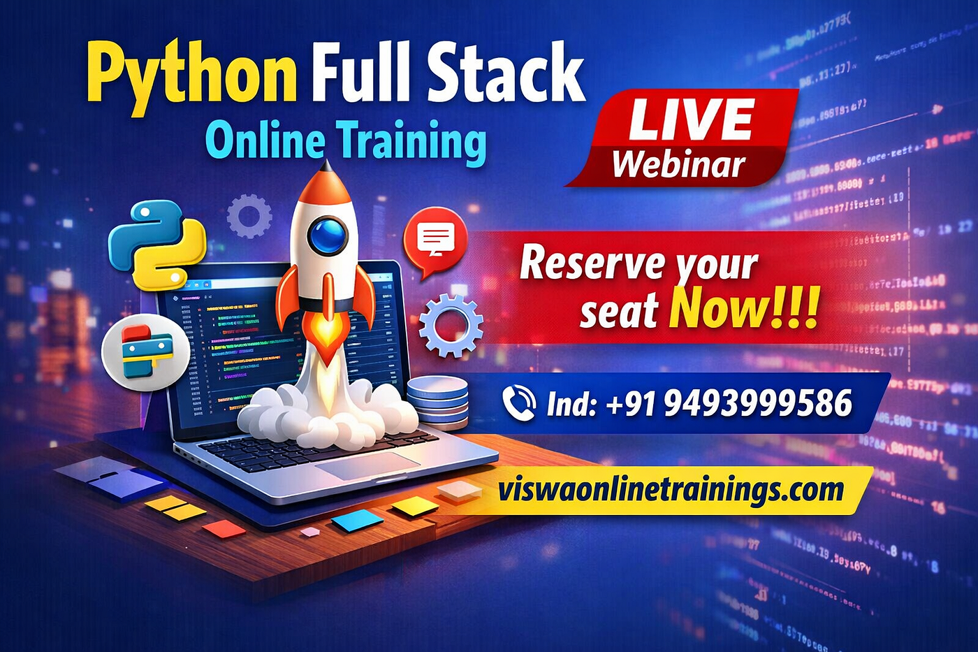 Python Full StackOnline Certification Training Course