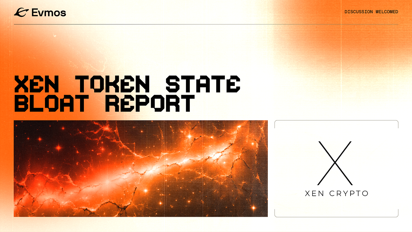 XEN Token State Bloat Report. For a while now, Evmos blocks have… | by  Evmos | The Evmos Blog | Medium