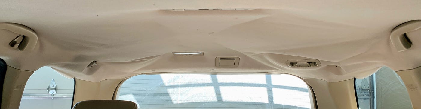 How to repair sagging car headliners | by David Bookstaber | Medium