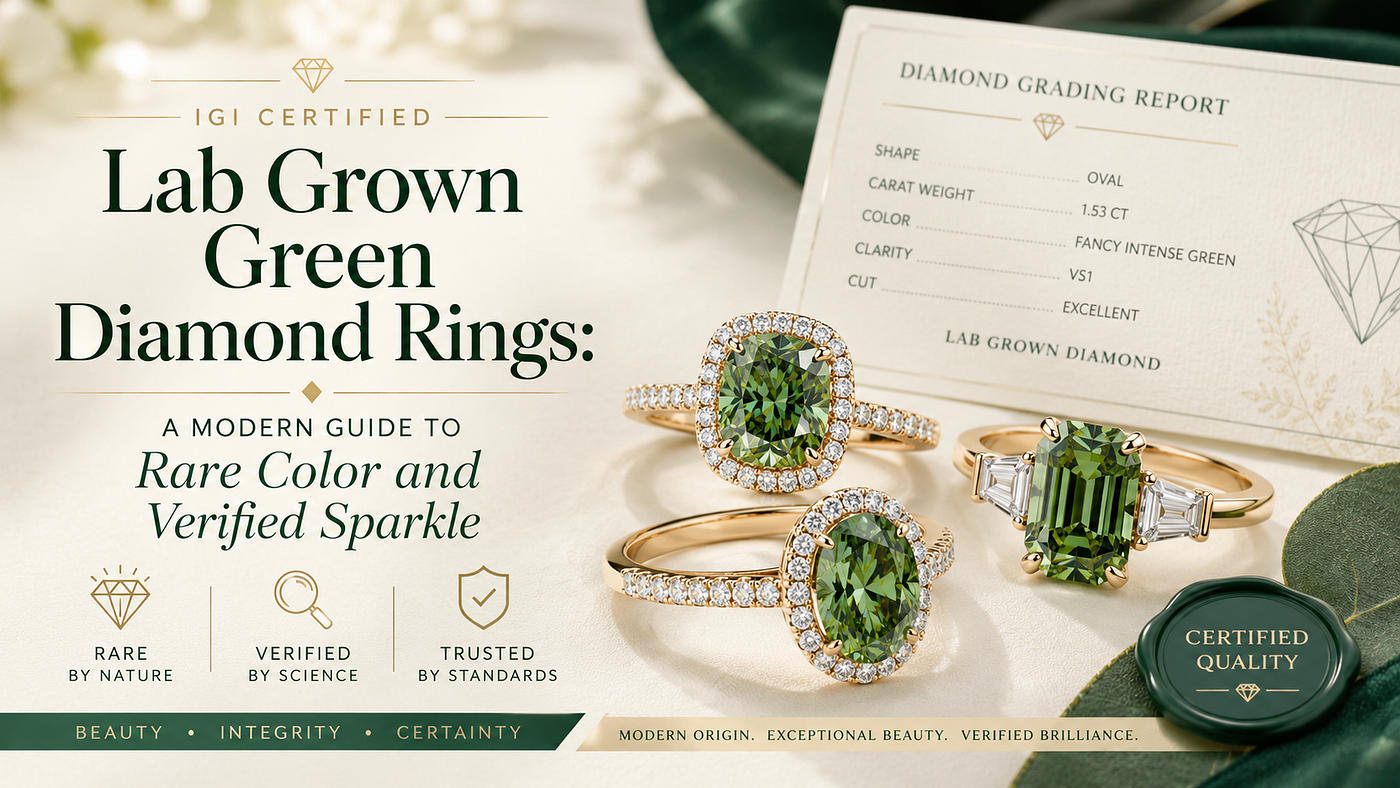 IGI Certified Lab Grown Green Diamond Rings: A Modern Guide to Rare Color and Verified Sparkle