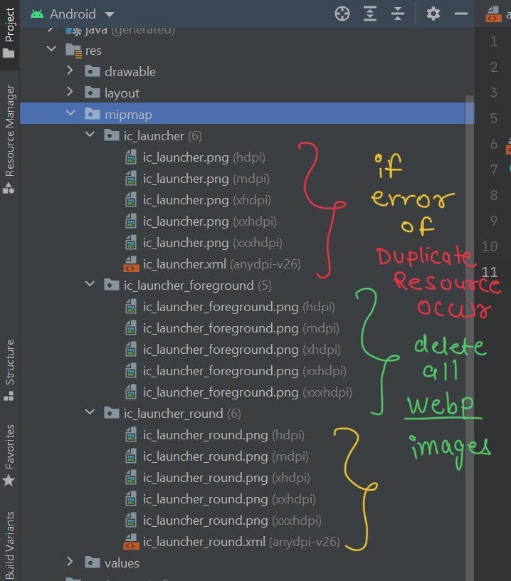 Tutustu 34+ imagen android studio duplicate resources abzlocal fi