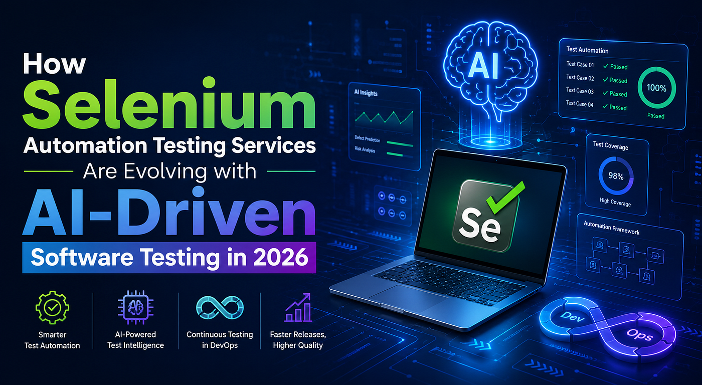 How Selenium Automation Testing Services Are Evolving with AI-Driven Software Testing in 2026