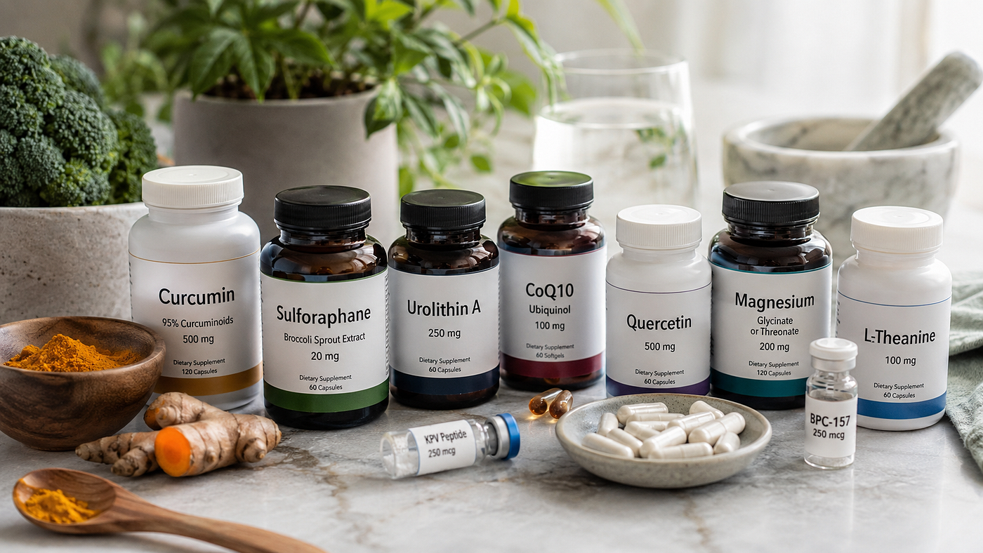 Inflammation can be tamed through diet, exercise, supplements, and peptides.