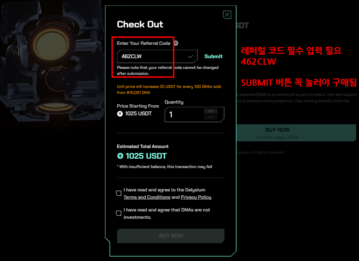 Delysium 노드 구매 요령. 핫한것은 다 넣은 블록체인 프로젝트. 게임, 노드, AI를 복합해서… | by Jay Playco |  Medium