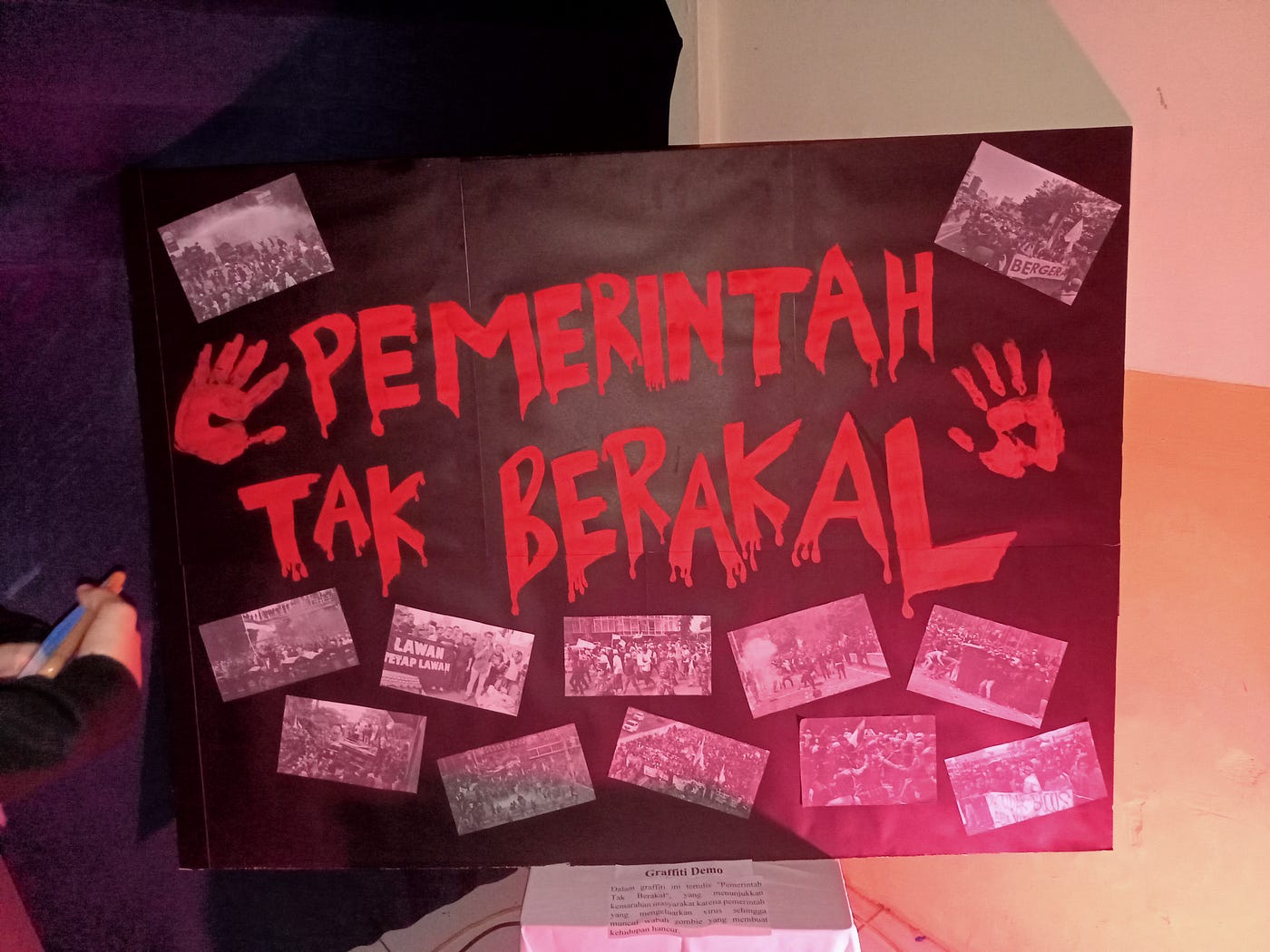 Salah satu karya seni dari kelas 12 MIPA 3
