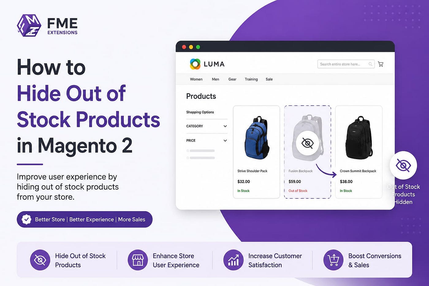How to Hide Out of Stock Products in Magento 2