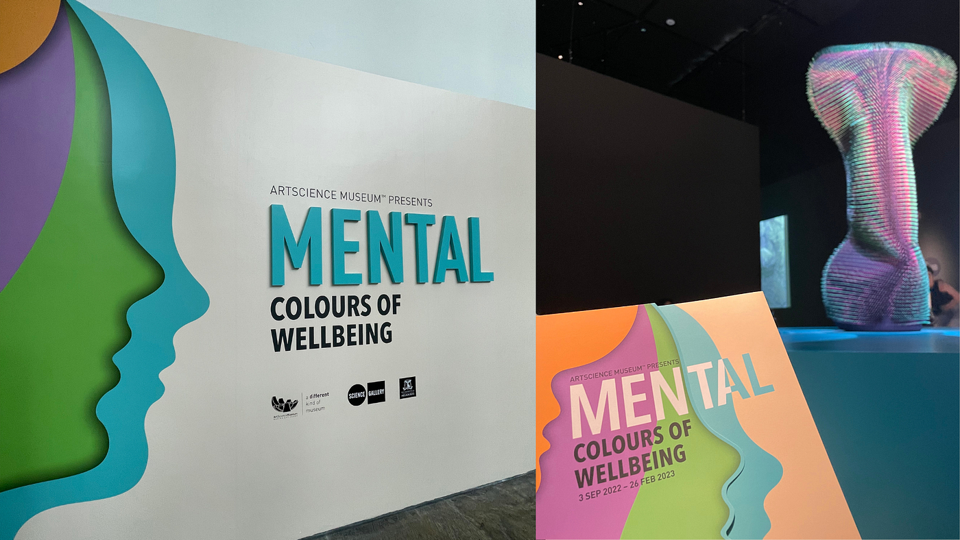 I visited a mental health exhibition at Art Science Museum. This