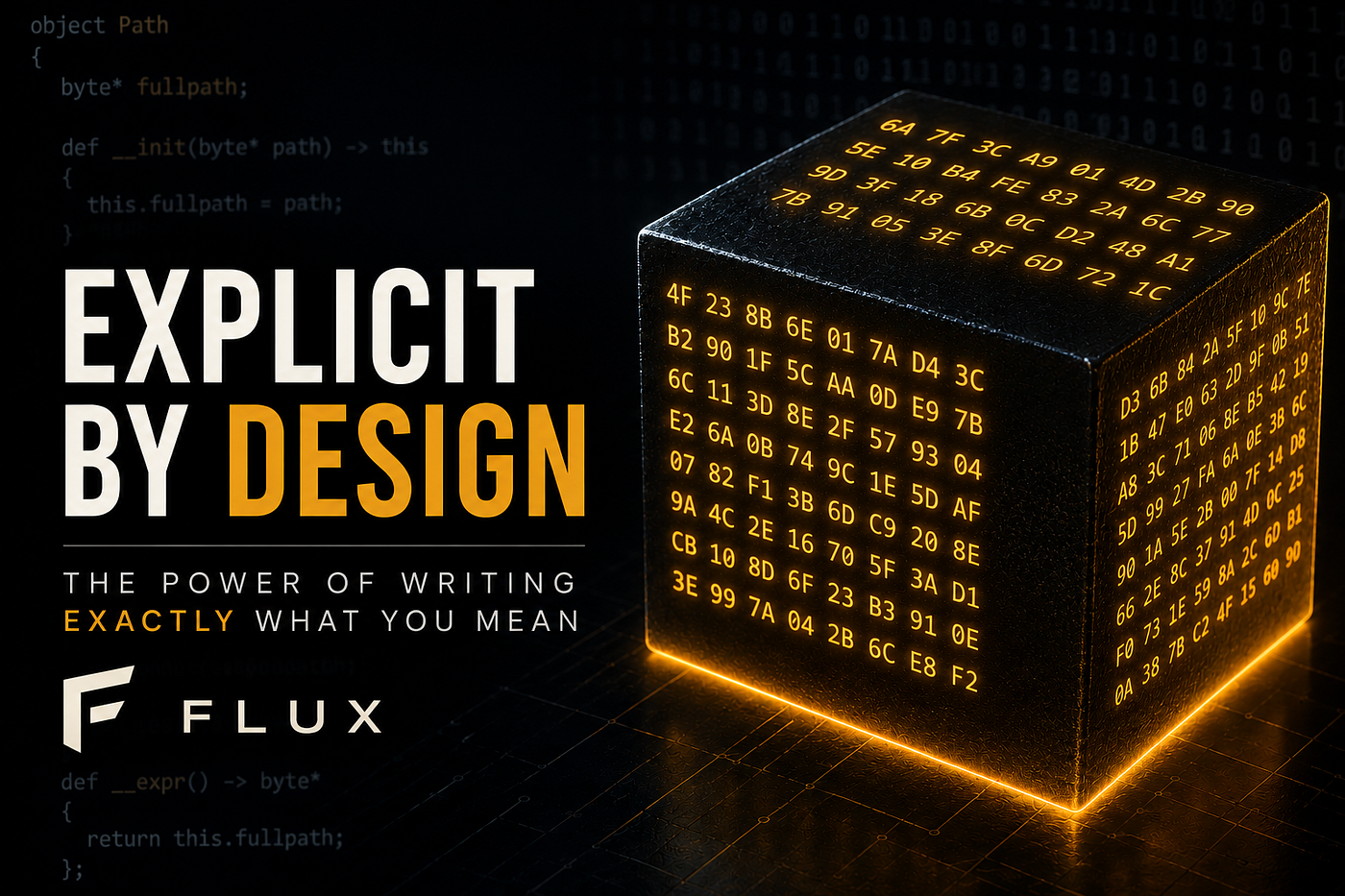 It Does Not Do What You Do Not Write: Notes on Flux