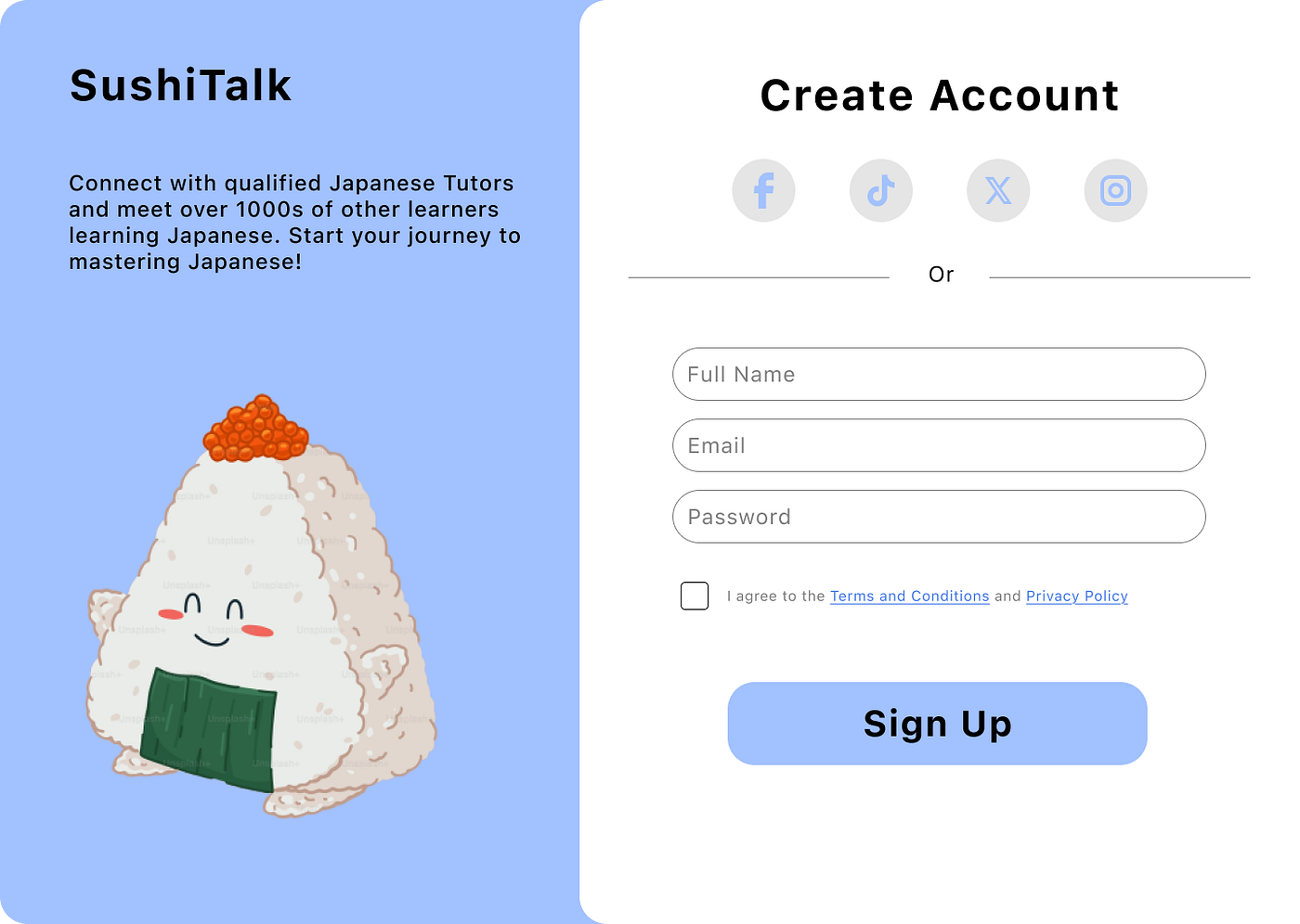 Design Challenge Day 62: Sign Up Form