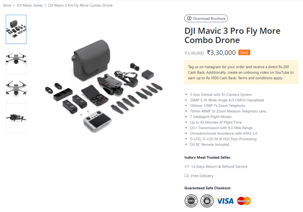 DJI Mini 4 Pro Drone in India: Get the Best Deals - Jetayu Gadgets
