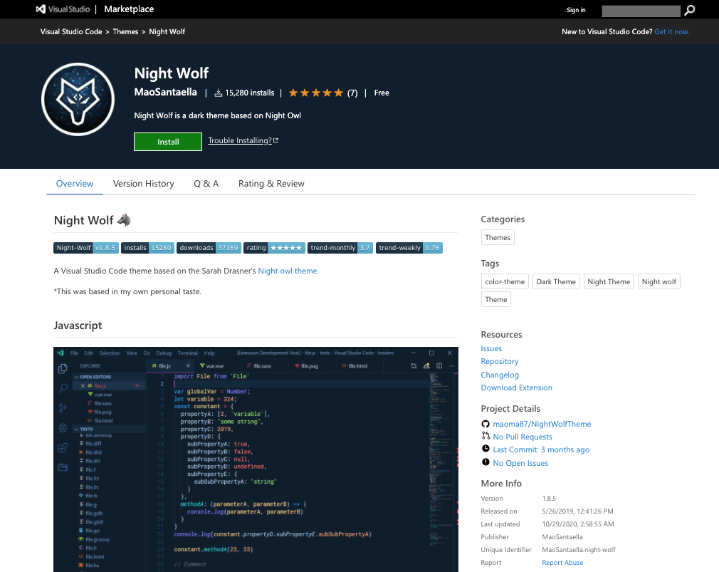 NightWolf Software Development