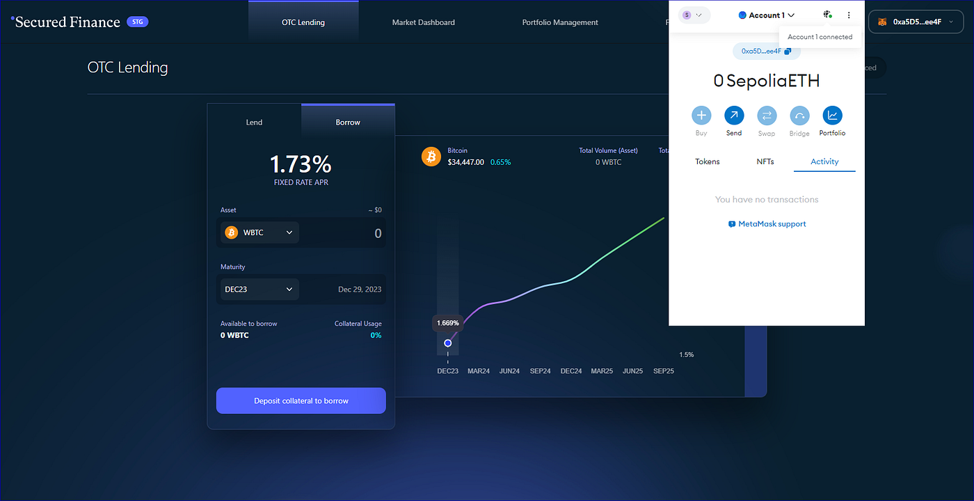 Connecting Your Wallet. Test-Pilot Check-in | by Secured Finance Official |  Secured Finance | Medium