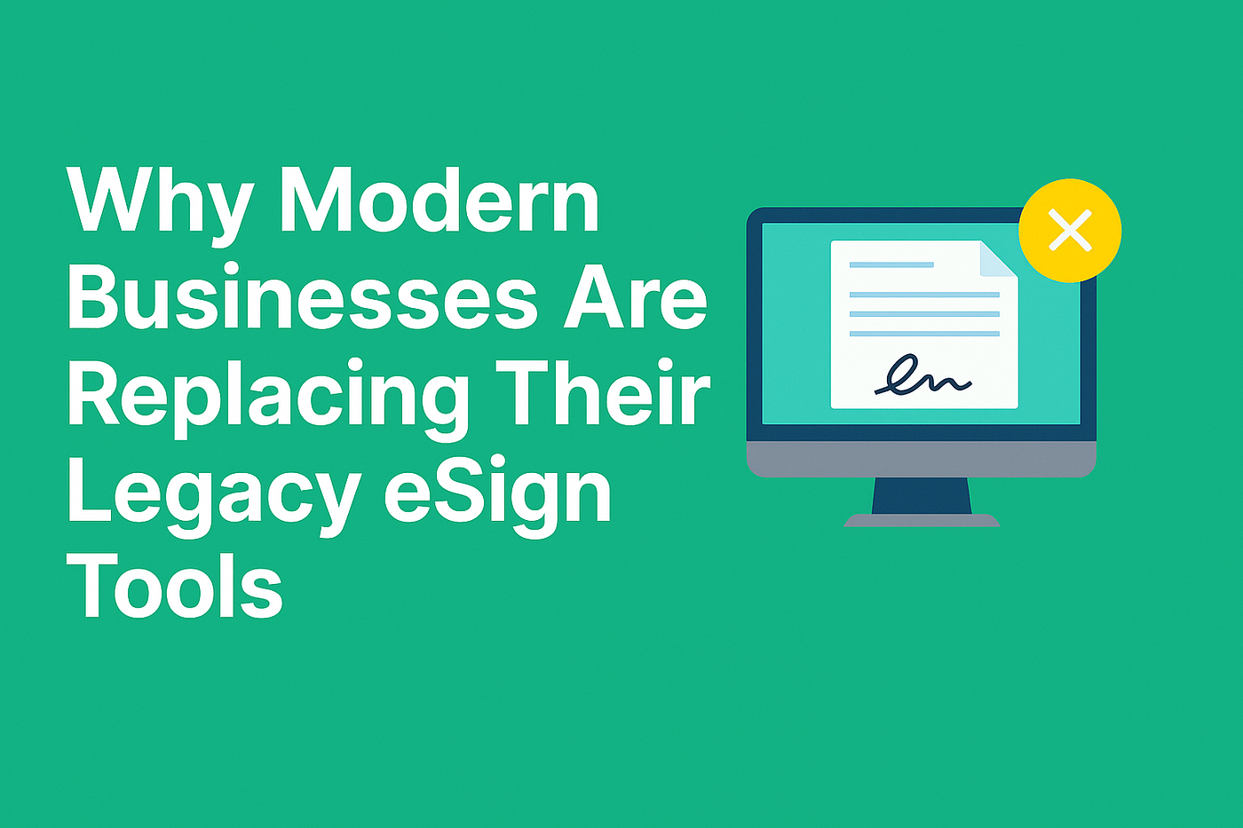 Why Modern Businesses Are Replacing Their Legacy eSign Tools