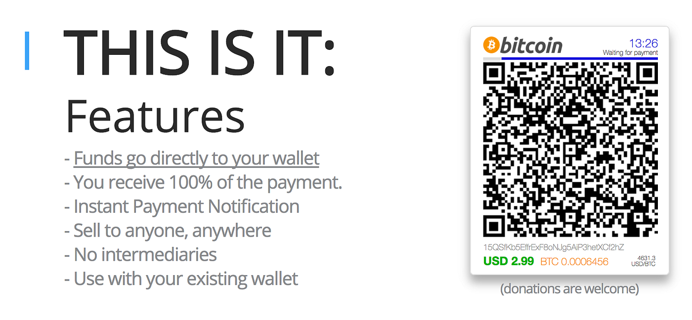 The Bitpay alternative: Bitcoin Widget | by Carlos Guerrero | Medium