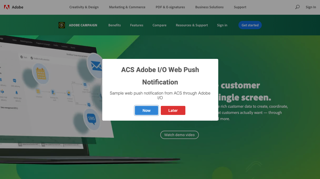 Adobe Campaign Standard and Push Notifications | by Rob In der Maur | Adobe Tech Blog