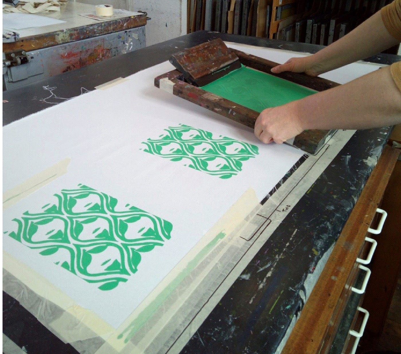Screen Printing Emulsion and Exposure process 