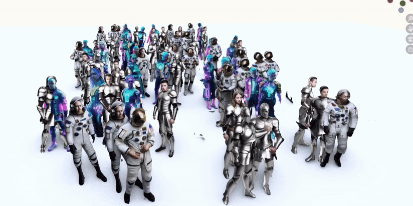 From Zero to Crowd: A Guide to 3D Crowd Generation using Stable
