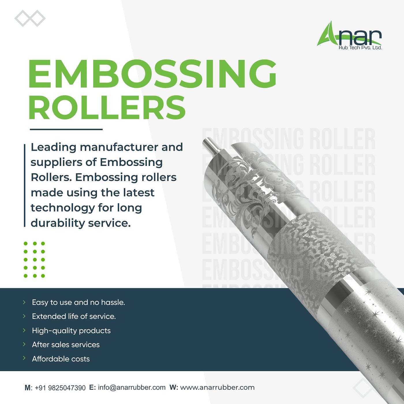 Trusted Embossing Roller Maker