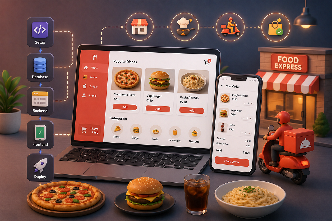 From Zero to Working App: Build a Food Ordering System with Python