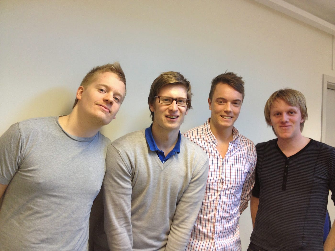 Micke, Markus, Anton och Robin Volvogruppen TDEI35 2012