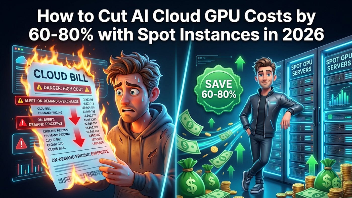 Using Spot Instances on AI Cloud GPUs to Cut Costs by 60–80% in 2026