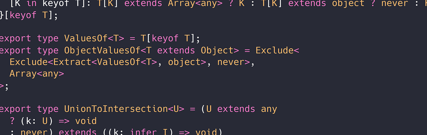 Deep-flatten TypeScript types with finite recursion