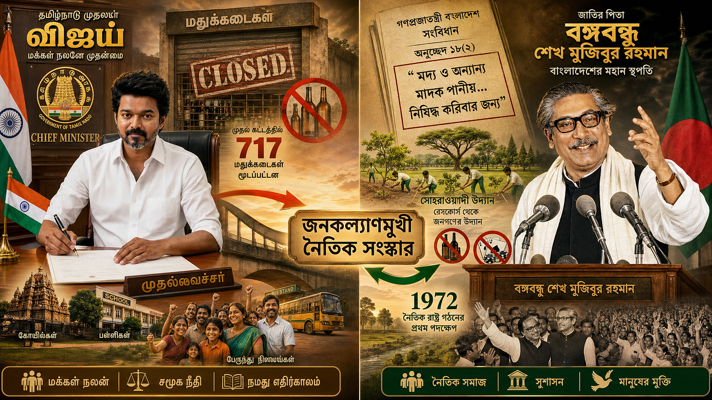 Vijay’s Welfare-Oriented Reforms and the Ideological Legacy of Bangabandhu: A Comparative Analysis