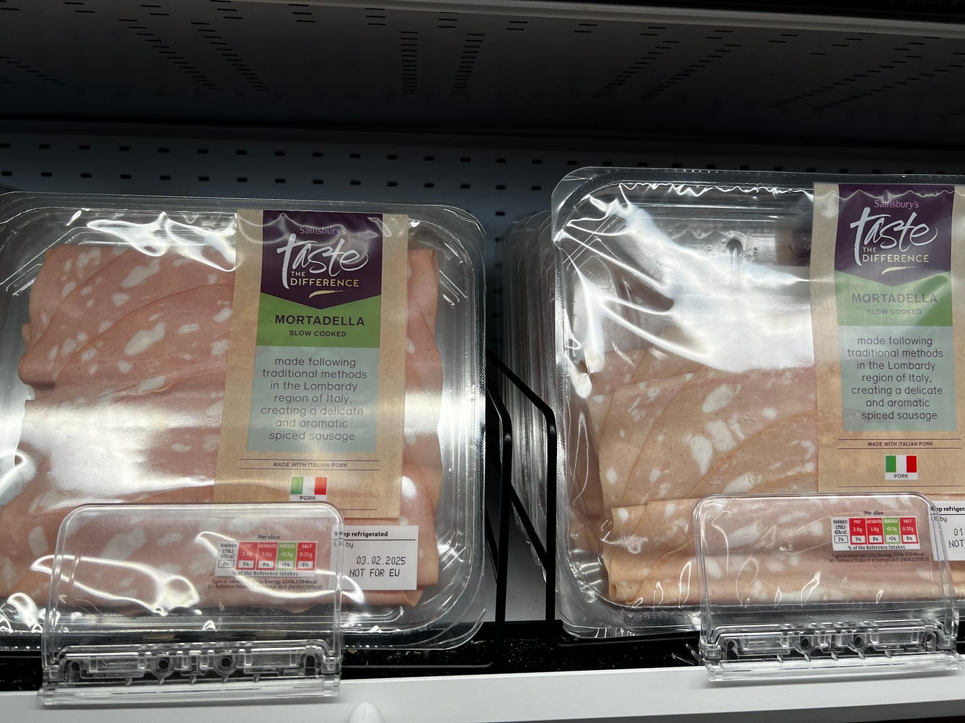 Open Letter to Sainsbury’s Regarding Inappropriate Storage Practices of Mortadella