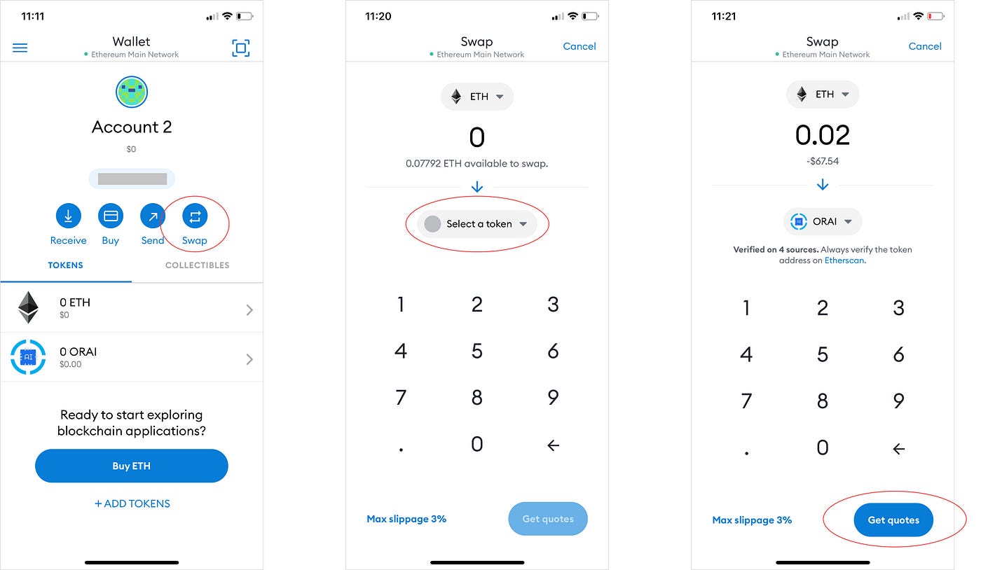 Purchase an ERC-20 token using the MetaMask App | by Jon Vogel | Medium