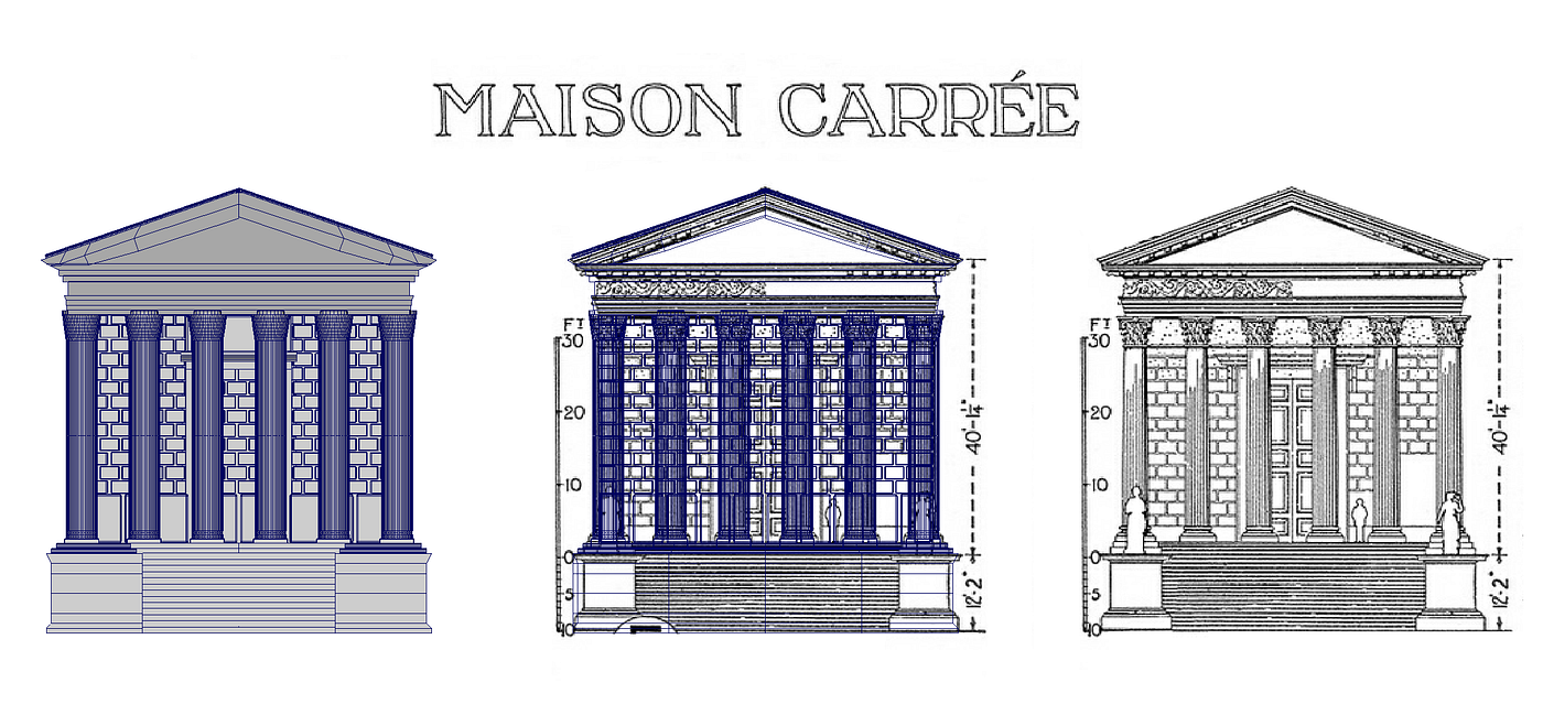 Printing “La maison carrée” de Nîmes | by Antoine Angoulvant | Medium