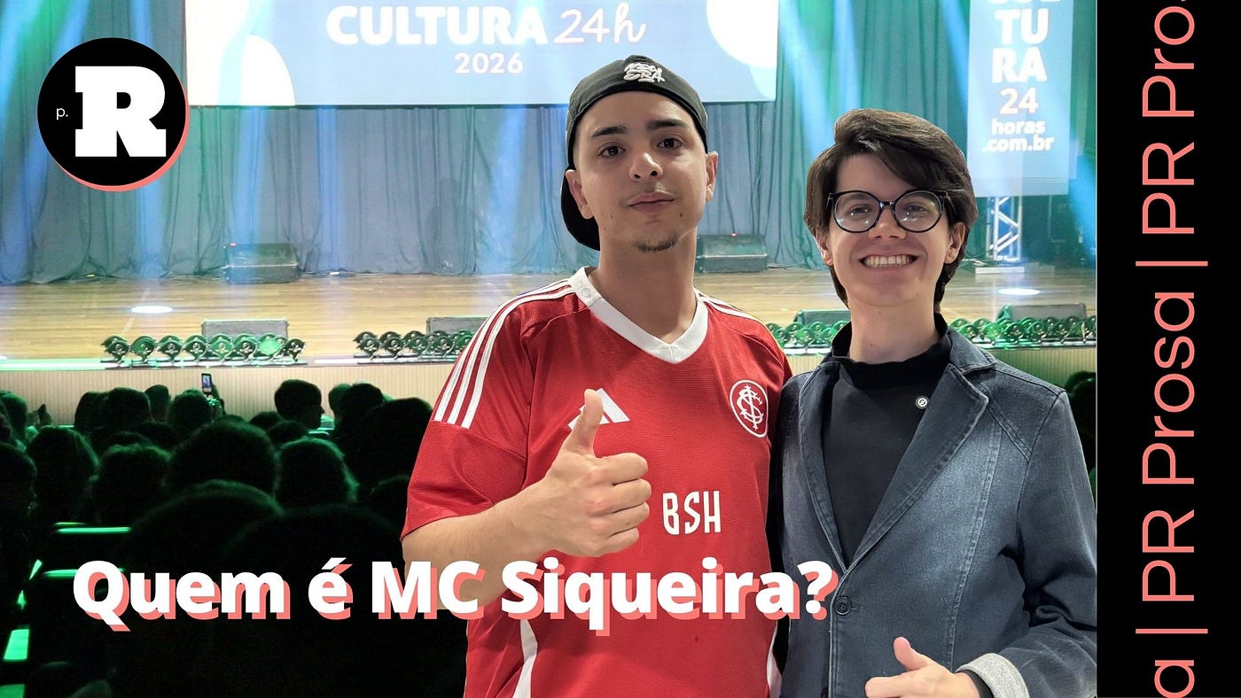 PR Prosa: Conheça MC Siqueira, sucesso no Cultura 24 Horas e nas redes sociais