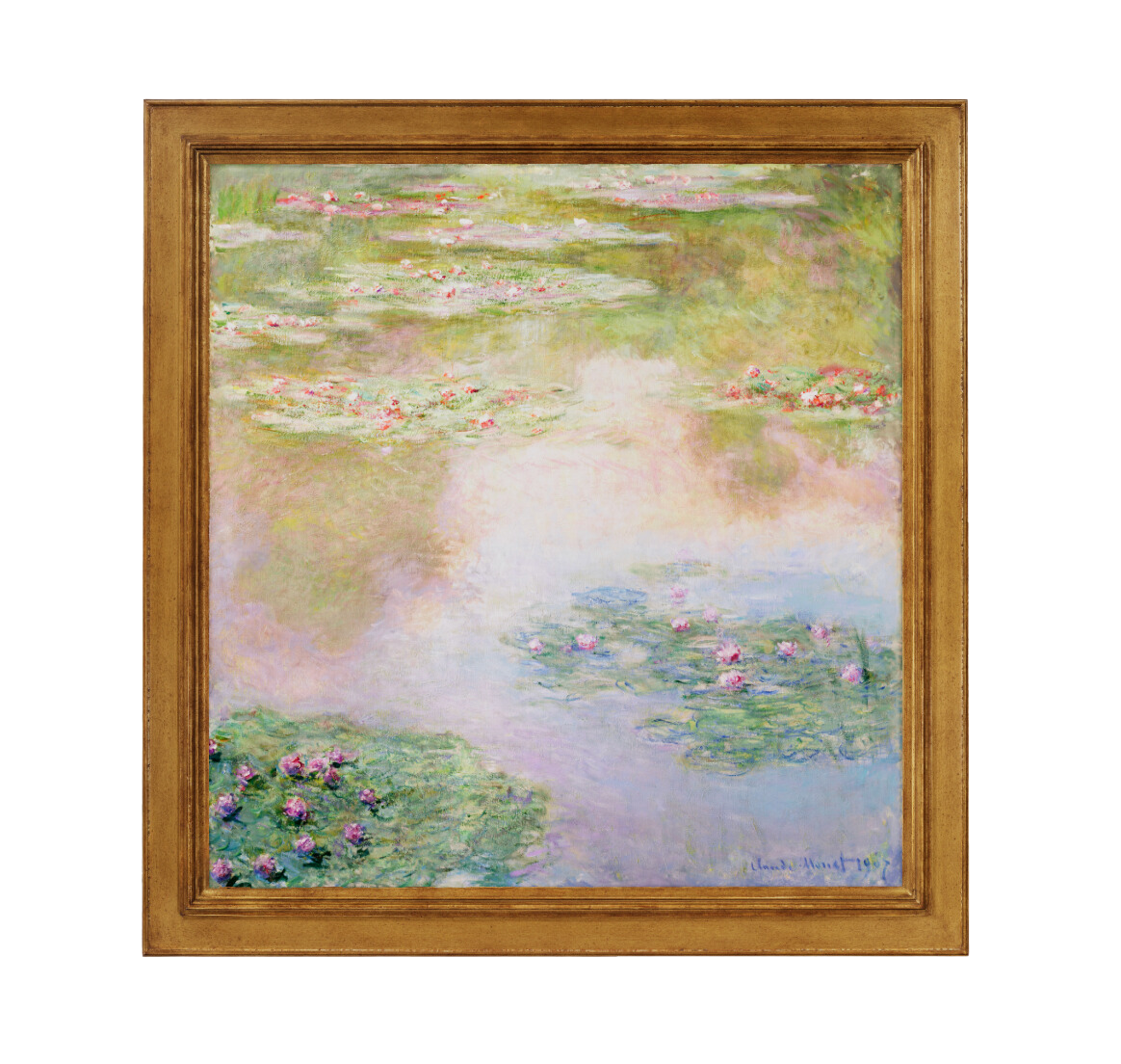 Water Lilies (Nympheas) 1907 Claude Monet Fine Art Art Board Print for  Sale by Vicky Brago-Mitchell®