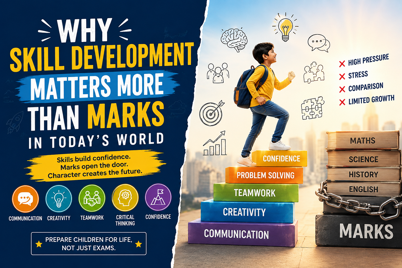 Why Skill Development Matters More Than Marks in Today’s World