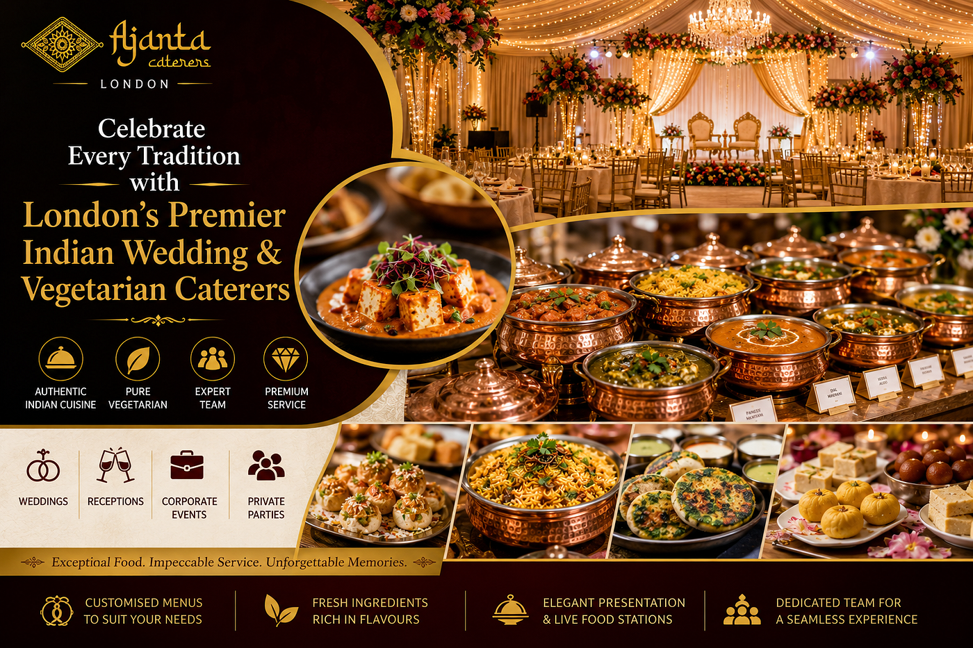 Memorable Indian Wedding Catering for London’s Most Special Moments
