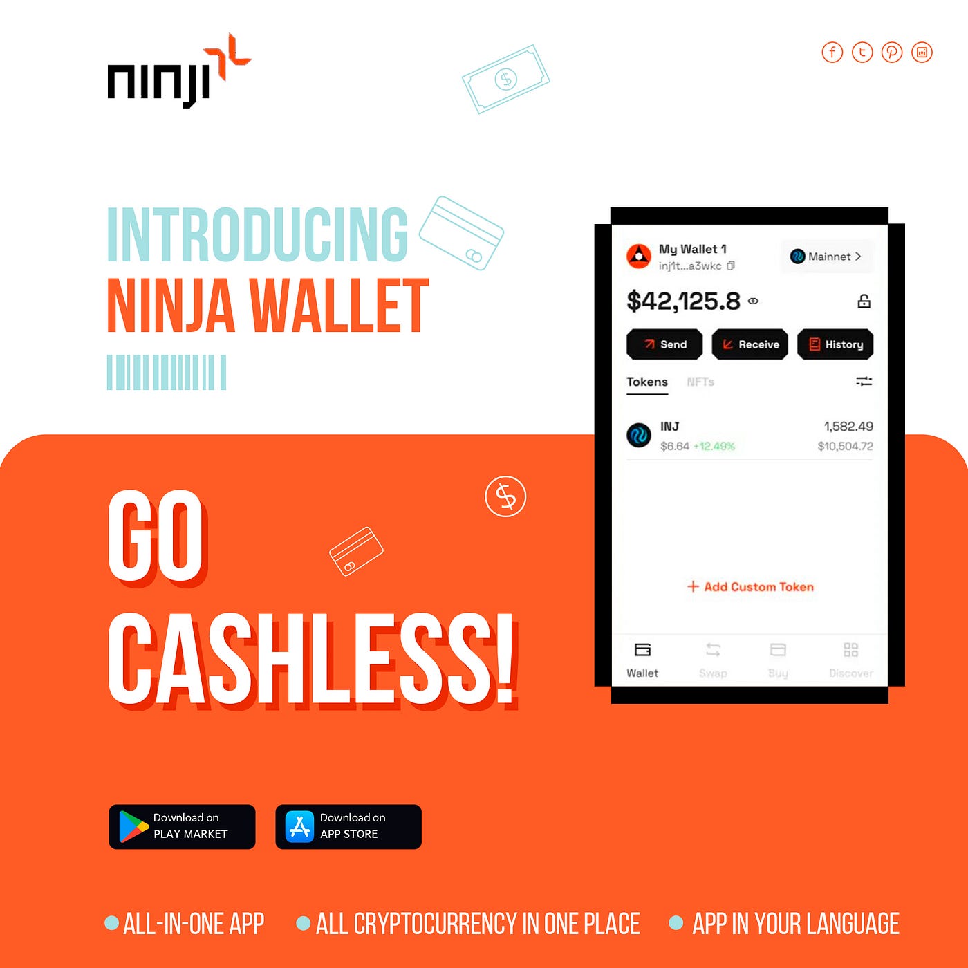 Ninji, Первый Нативный Кошелек Для Injective Уже В Работе! | By.