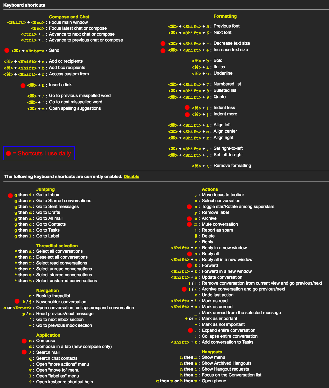 Using Gmail shortcuts — keep your hands on the keyboard | by Greg Wilson |  Medium