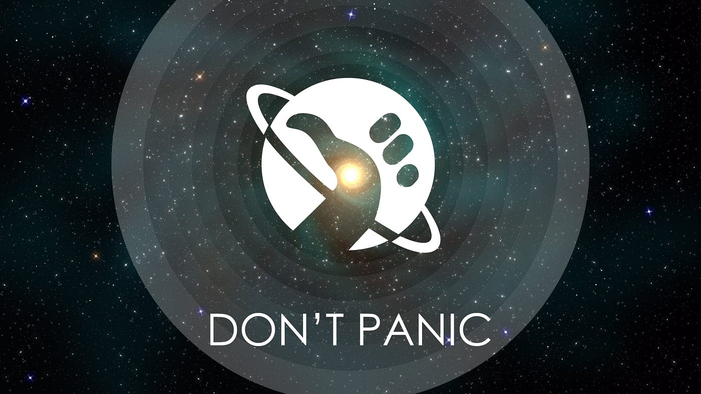 Don't Panic - The Hitchhikers Guide to the Galaxy Intro 