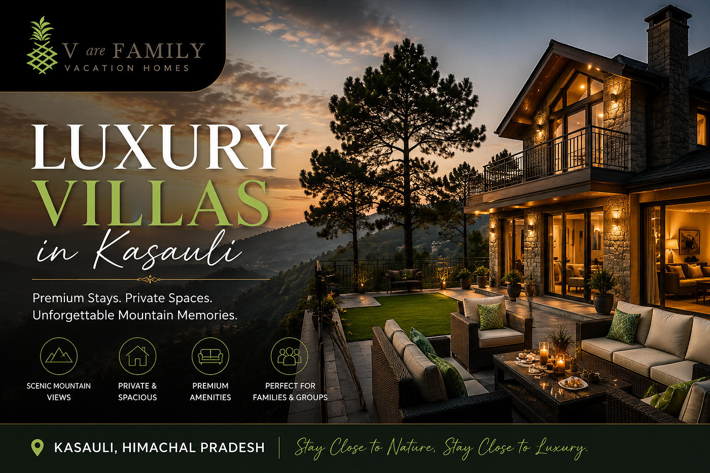 Luxury Villas in Kasauli: Your Perfect Mountain Retreat