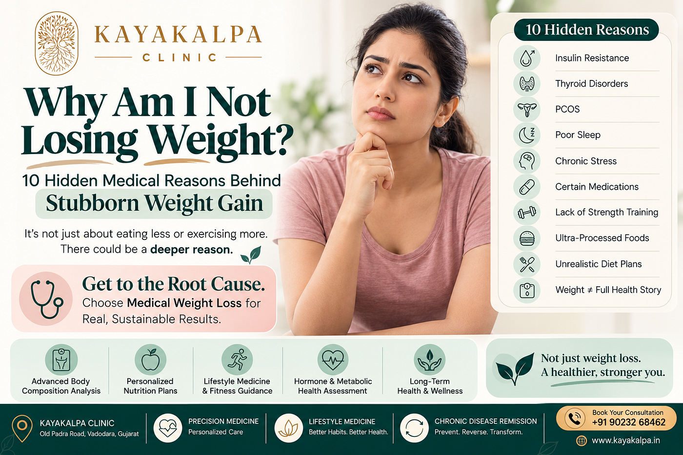 Why Am I Not Losing Weight? 10 Hidden Medical Reasons Behind Stubborn Weight Gain