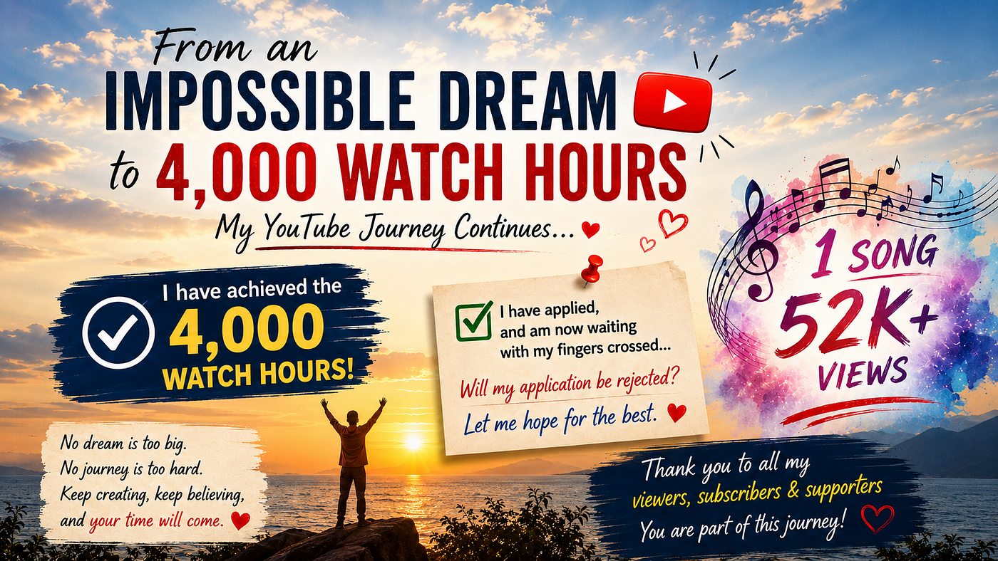 From an Impossible Dream to 4,000 Watch Hours