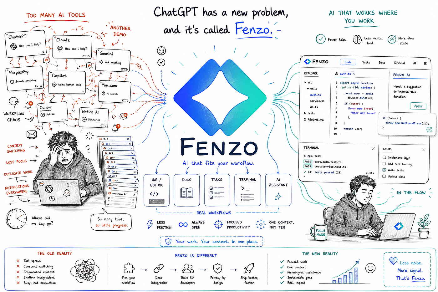ChatGPT has a new problem, and it’s called Fenzo — Best AI out there right now