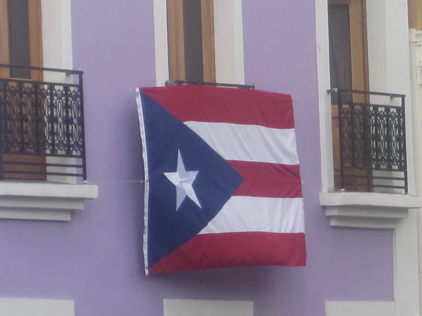 Thin Blue Line Puerto Rico Flag