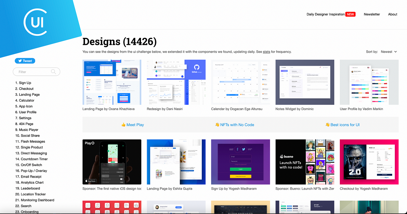 Browse thousands of Leaderboard images for design inspiration