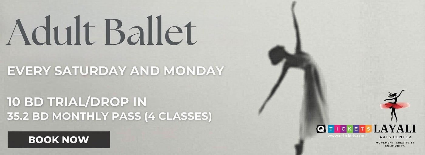 Ballet Classes for Adults & Teens at Layali Arts Center