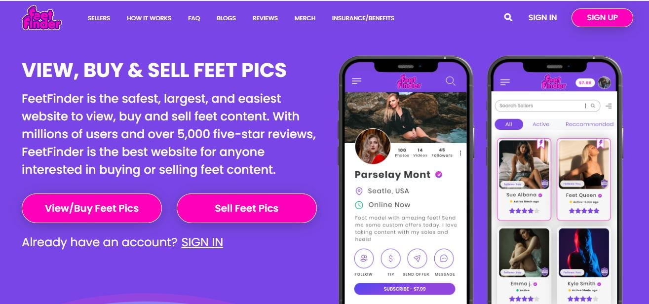 10 Best Sites to Sell Feet Pics In 2024: Make $500/Day Online