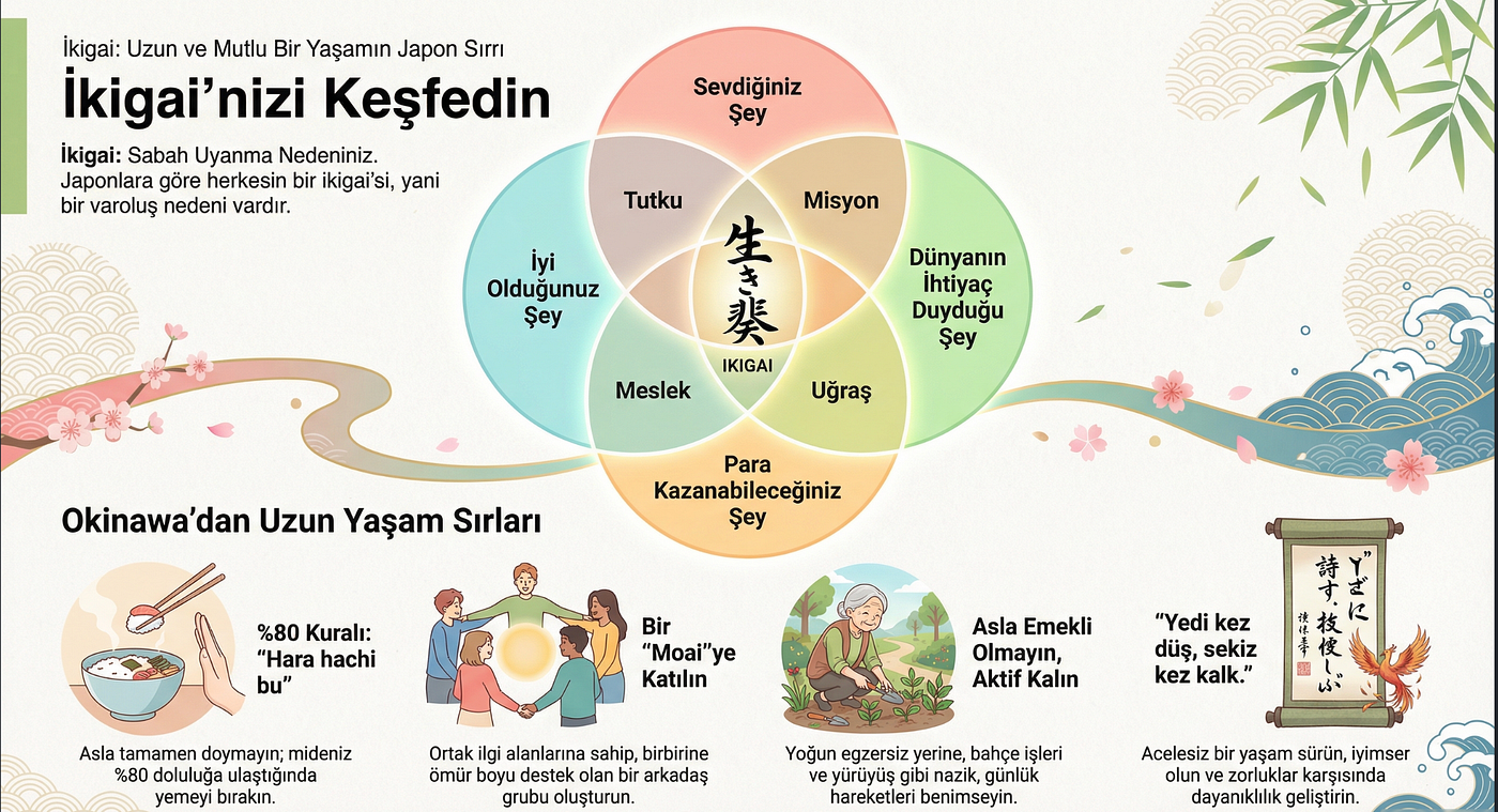 Japonya’nın 100 Yıllık Sırları: Daha Uzun ve Mutlu Bir Yaşam İçin 6 Şaşırtıcı Ders