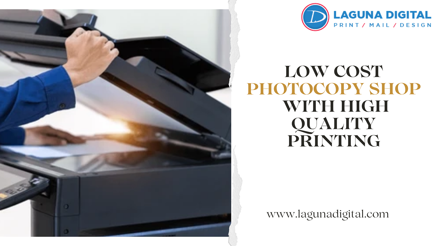 Low Cost Photocopy Shop with High Quality Printing