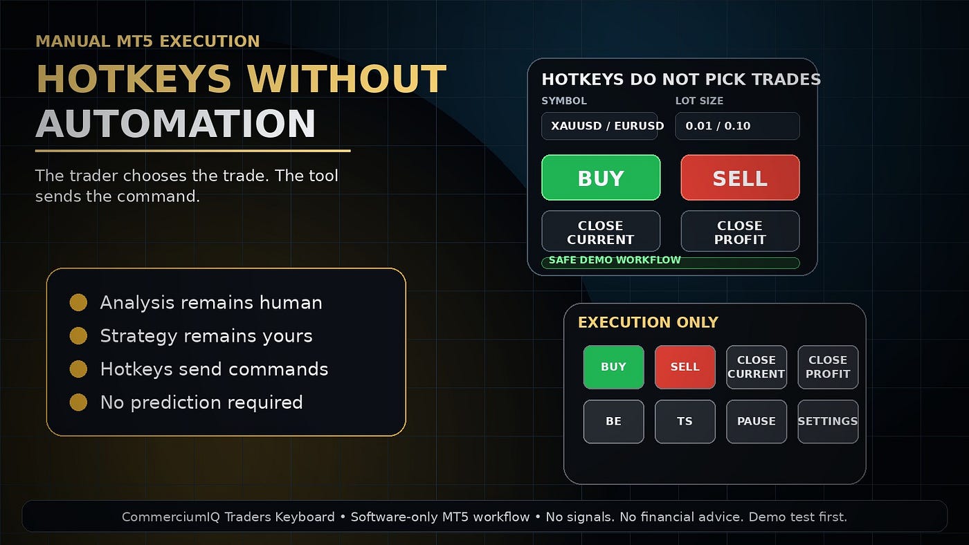 How Traders Use Hotkeys Without Automating Their Strategy