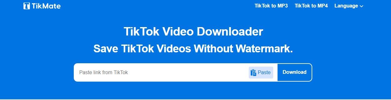 Download Videos From TikTok to MP4 Format